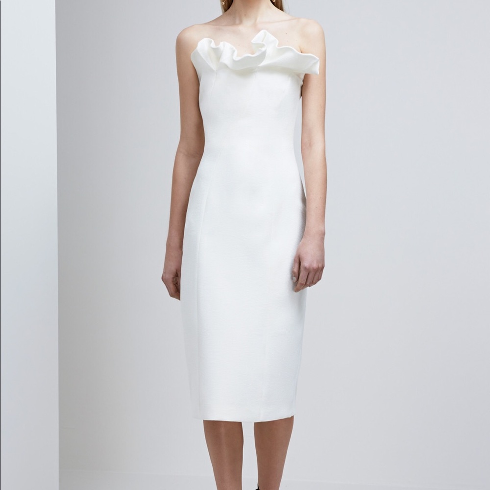 Keepsake Between Friends White Midi Dress